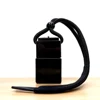 Bright Black bottle with black cap