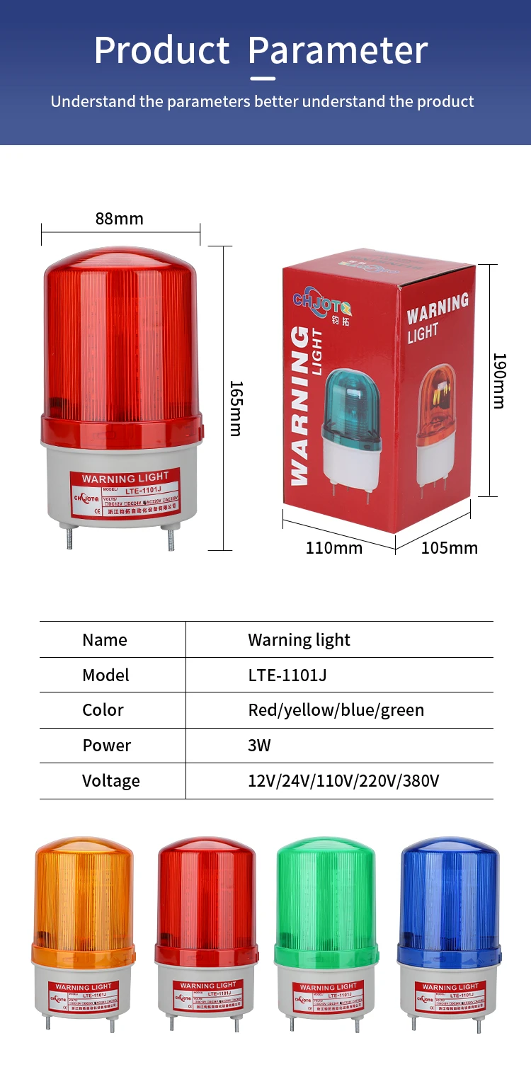 Emergency Alarm Warning Lights Green Led Beacon Audible Flashing ...