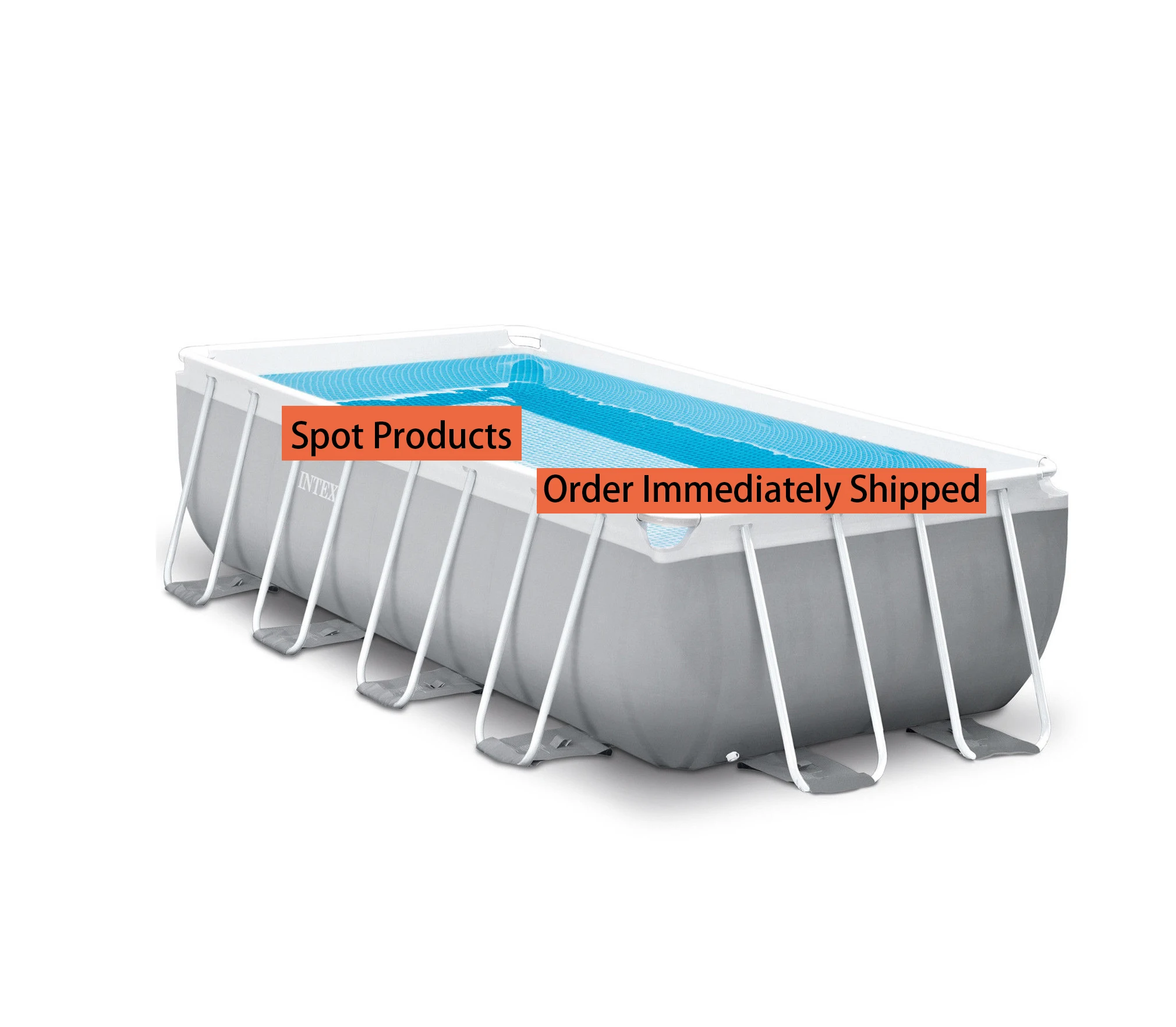 Pool 1m Alibaba.com: Intex 26788 Rectangular Frame Above Ground Swimming Pool ...