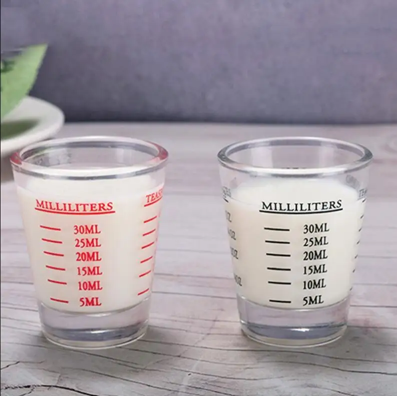Buy Glasses Measuring Cup 2 PACK 1.5 oz/45ml Whiskey Glass Cup