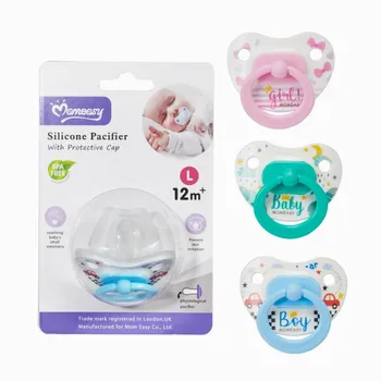 BPA Free Baby Pacifier Cute Baby Soother Physiological Cartoon Baby Pacifier with Silicone Nipple