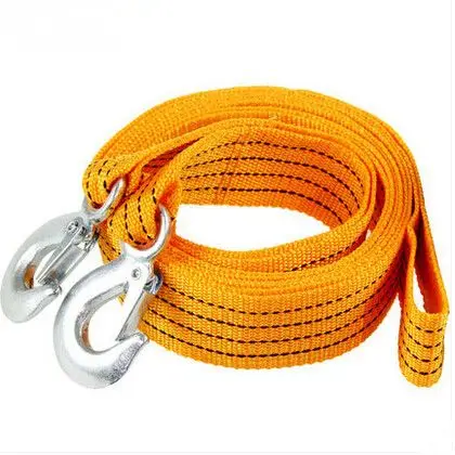 Heavy Duty Tow Strap with Safety Hook for emergency vehicle towing