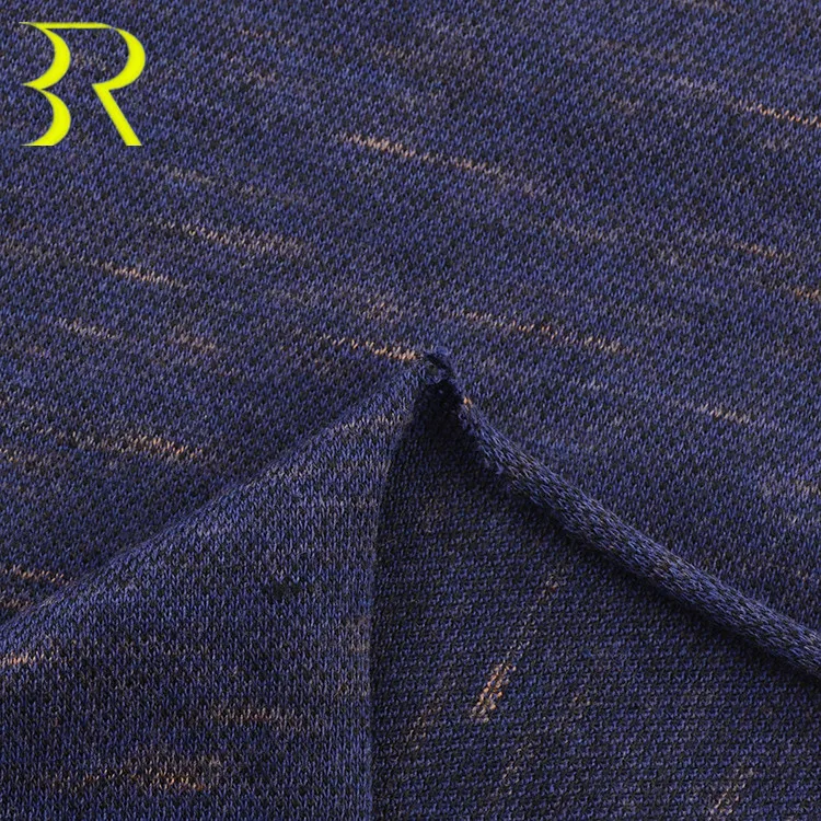 Шаосин текстильной новая мода красочные волокна Постельное белье из хлопка и полиэстера для вязания ткани для пальто