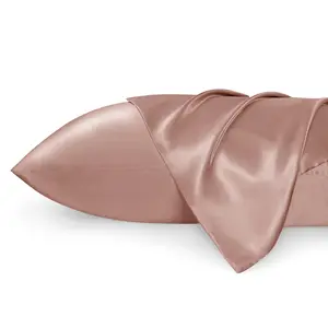 Natural 100% Real Silk Luxury Pillow Case Silk Pillow Case With Zipper Support Custom Logo