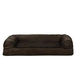 Washable living room sofa bed for pet sponge orthopedic Tufted large pet bed memory foam dog bed sofa NO 4