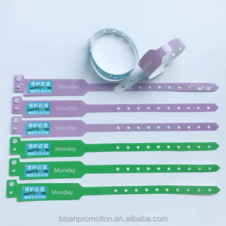 Custom Logo RFID Waterproof Disposable Ticket QR Code Wristband One Time Use Tyvek Festival Digital Printing Paper Event