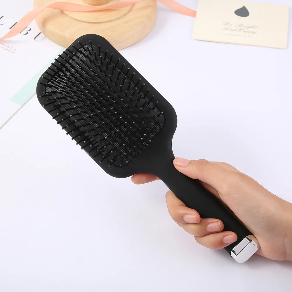 Paddle Pad Brush Plastic Detangling Hair Brush Customized Hair Brush with Logo