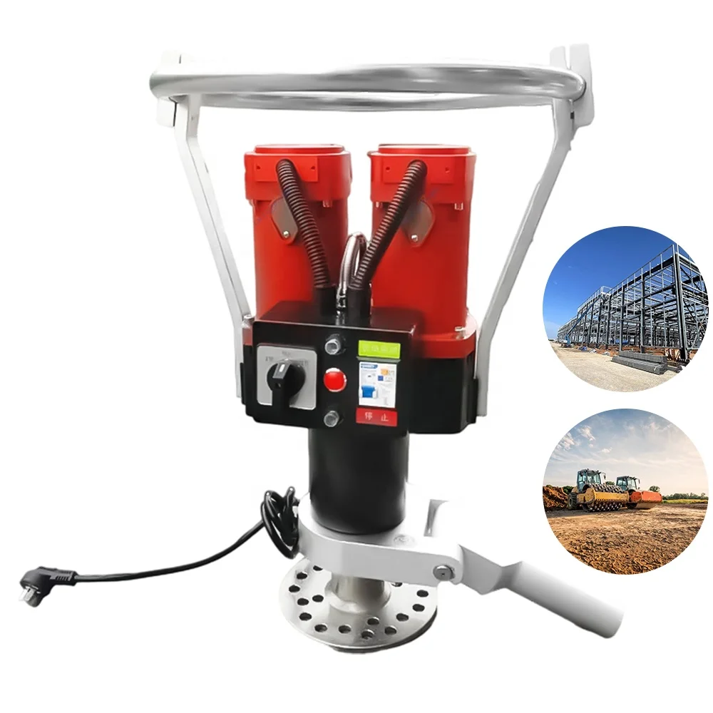 Easy to Operate Solar Mounting Portable Hand Drilling Rig Ground Screw Earth Anchor Hydraulic Pile Driver Machine