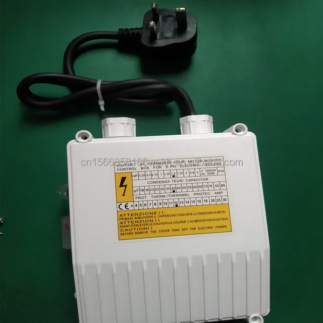 Jiadi Single-Phase Control Panel 0.5 HP Pump Control Box Electric 0.37KW Pump Vacuum Compression Submersible Pump Parts for