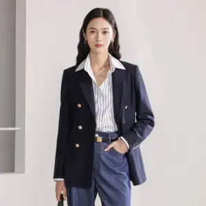 HARCHOY Women's Oversized Wool Blend Suits - Warm Winter Office Wear Set Manufacturer Super Cozy Fabric