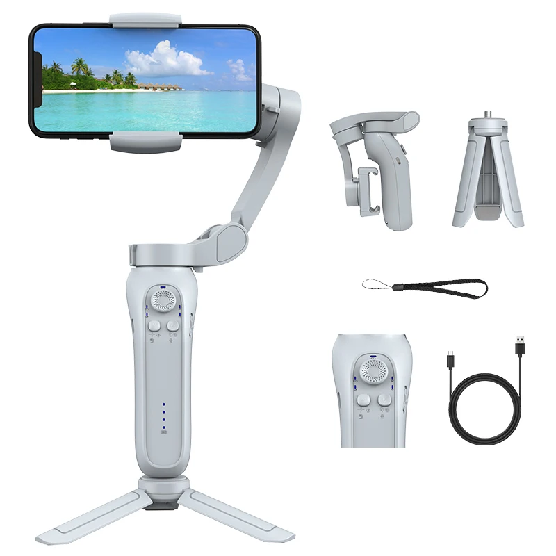 Smart Handheld Gimbal Stabilizer for Mobile Video Recording