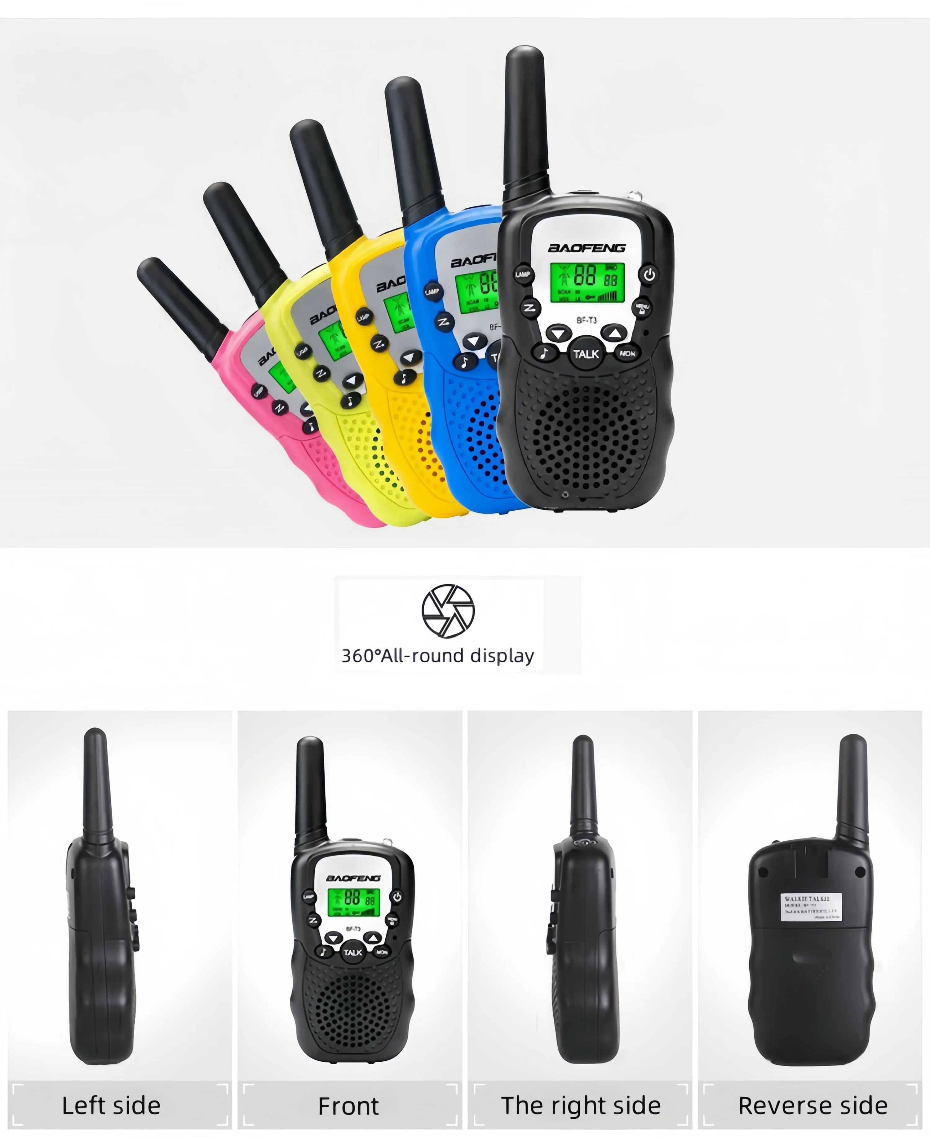 New Popularity 3km 5km Range Cheap Quality Handheld Mini Walkie Talkie ...