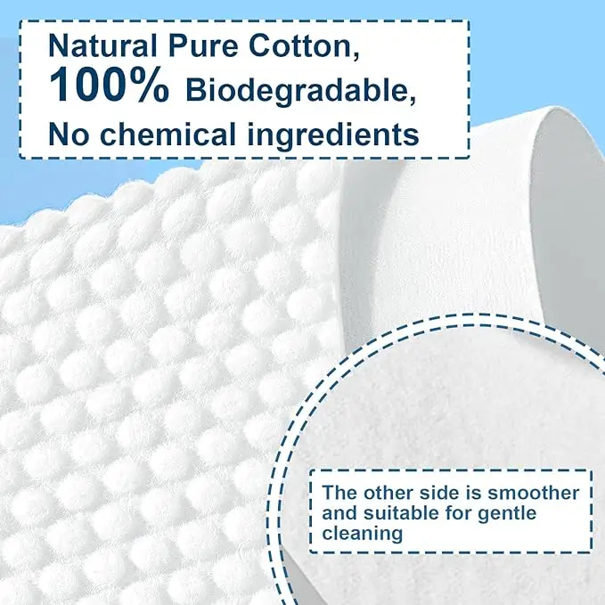 product disposable towels super soft  thick face cloths for sensitive skin makeup remover dry wipes face drying towels for skin care833-4