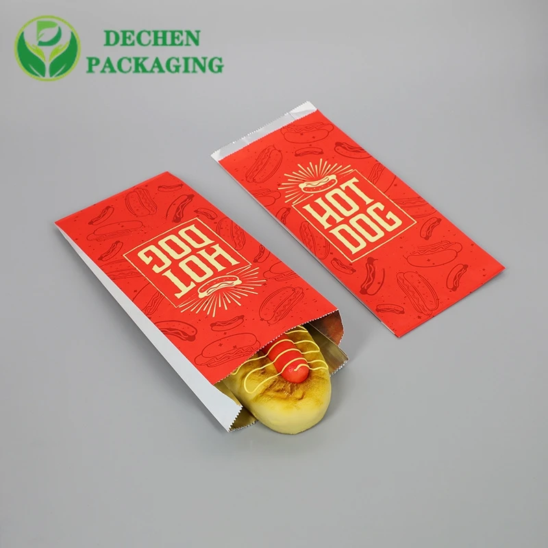 Affordable Wholesale Paper Foil Bags Hot Dog Aluminum Food Bag