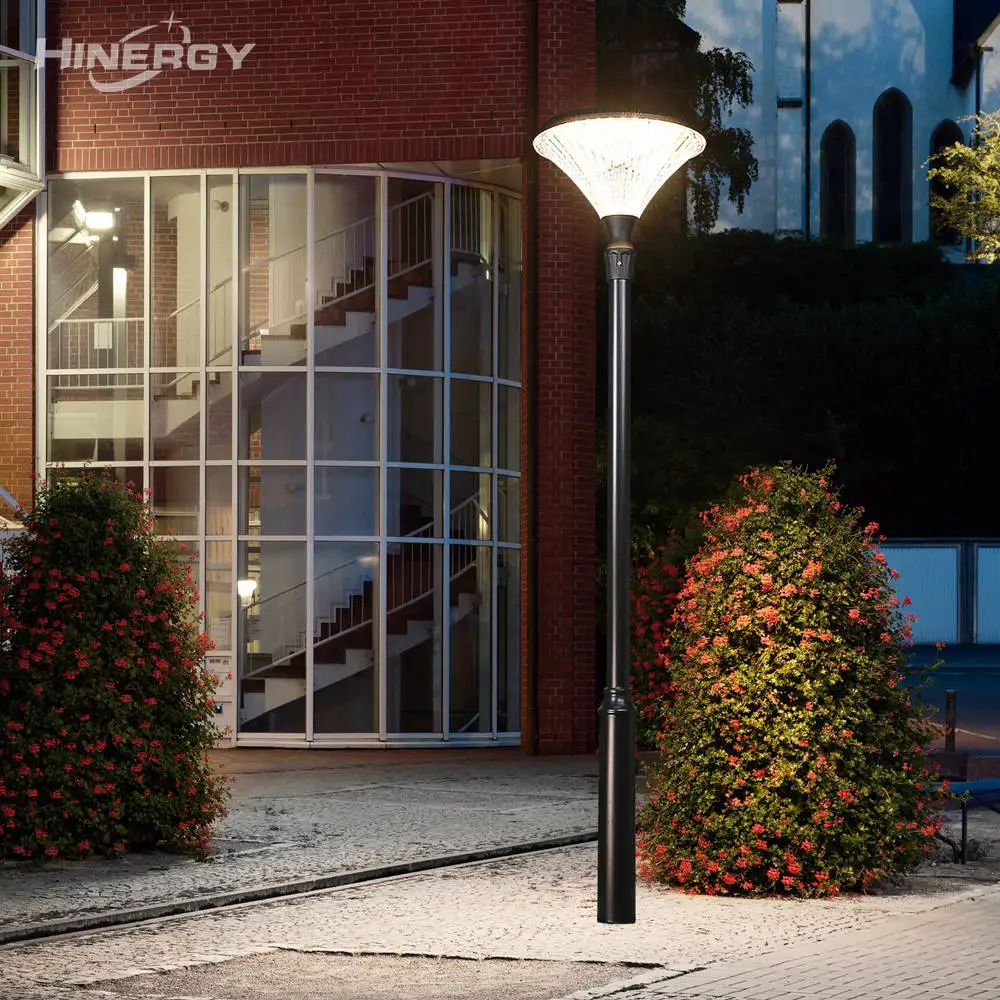 Уличная водонепроницаемая лампа Hinergy нового дизайна 15 Вт 20 Вт 30 Вт 50 Вт, высокая яркость, солнечный светодиодный садовый светильник
