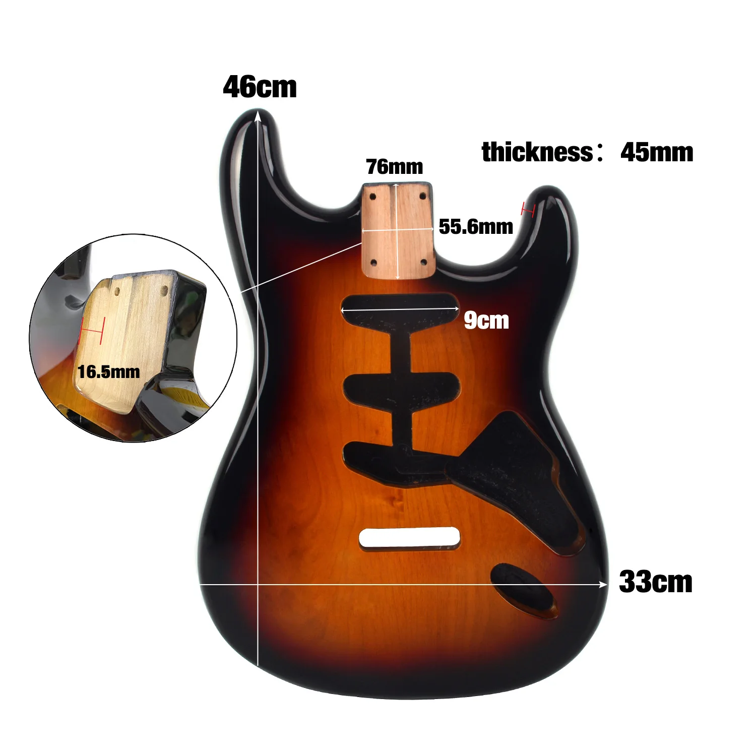 Oem Custom St Electric Guitar Body Unfinished Gloss Electric Guitar Body Kits Diy Buy Electric 3605