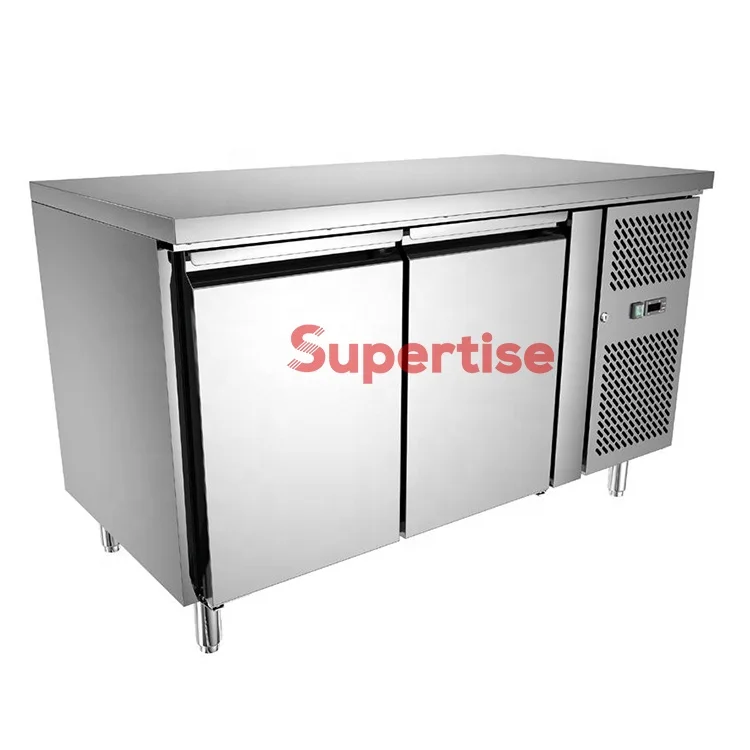 Commercial Refrigerator Double Temperature Freezer and Chiller Stainless Steel Refrigerator