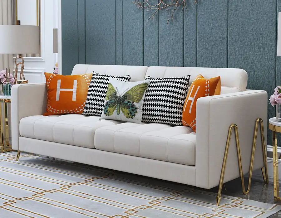 Luxury italian design modern real leather sofa set furniture living room sofas for villa house