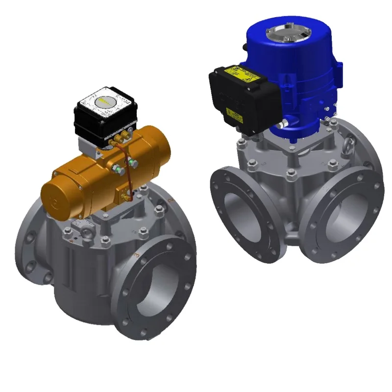 AMOT Three-way Temperature Control Valve GG Series With AMOT Control Valve 3 Way Rotary Control Valve