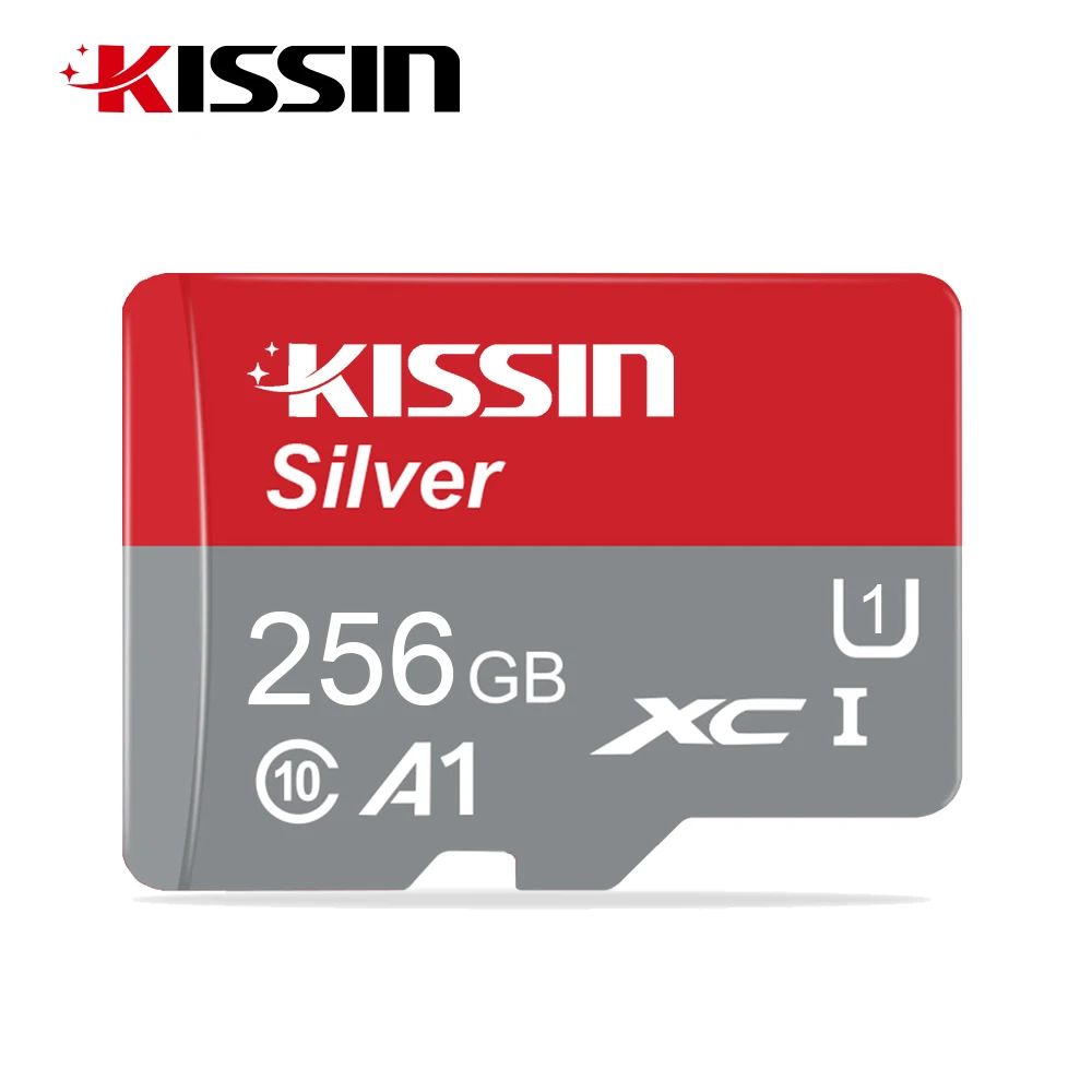 KISSIN Smart Phone Memory Card Camera Micro TF SD Storage Card OEM Logo 4GB 8GB 16GB Full Capacity 32GB 64GB 128GB 256GB 512GB