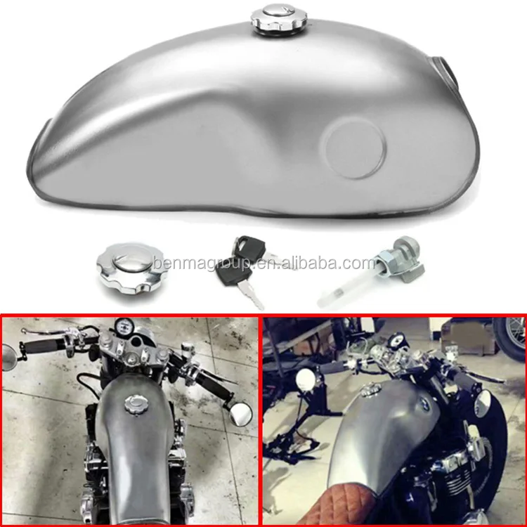 chopper tank チョッパータンク カフェレーサー ボバー チョッパー ユニバーサル オートバイ 10L 2.6
