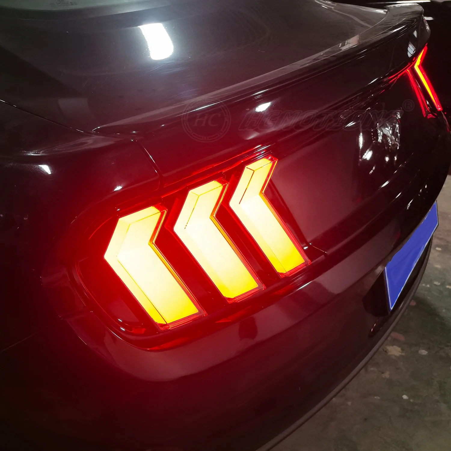 HCMOTION Euro Clear LED Tail Lights for Ford Mustang 2015-2023