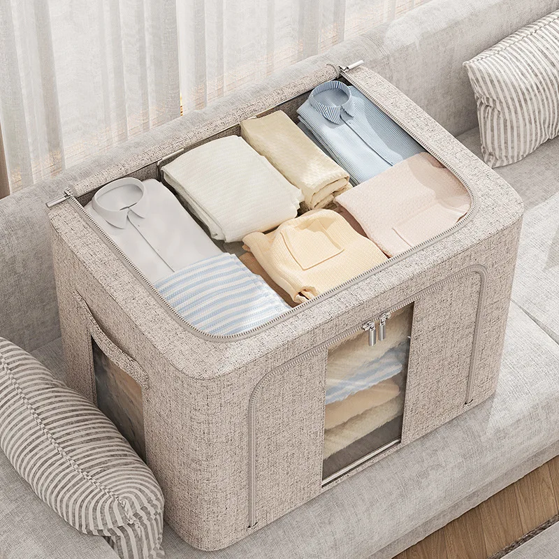 New Design Fabric Clothes Storage Box Foldable Storage Box Felt Cloth Or Non Woven Clothes