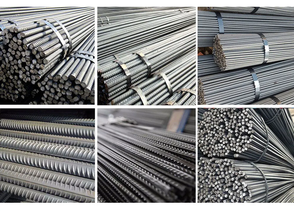 Carbon Steel Black Reinforcing Steel Rebar Iron Rod Deformed Rebar For