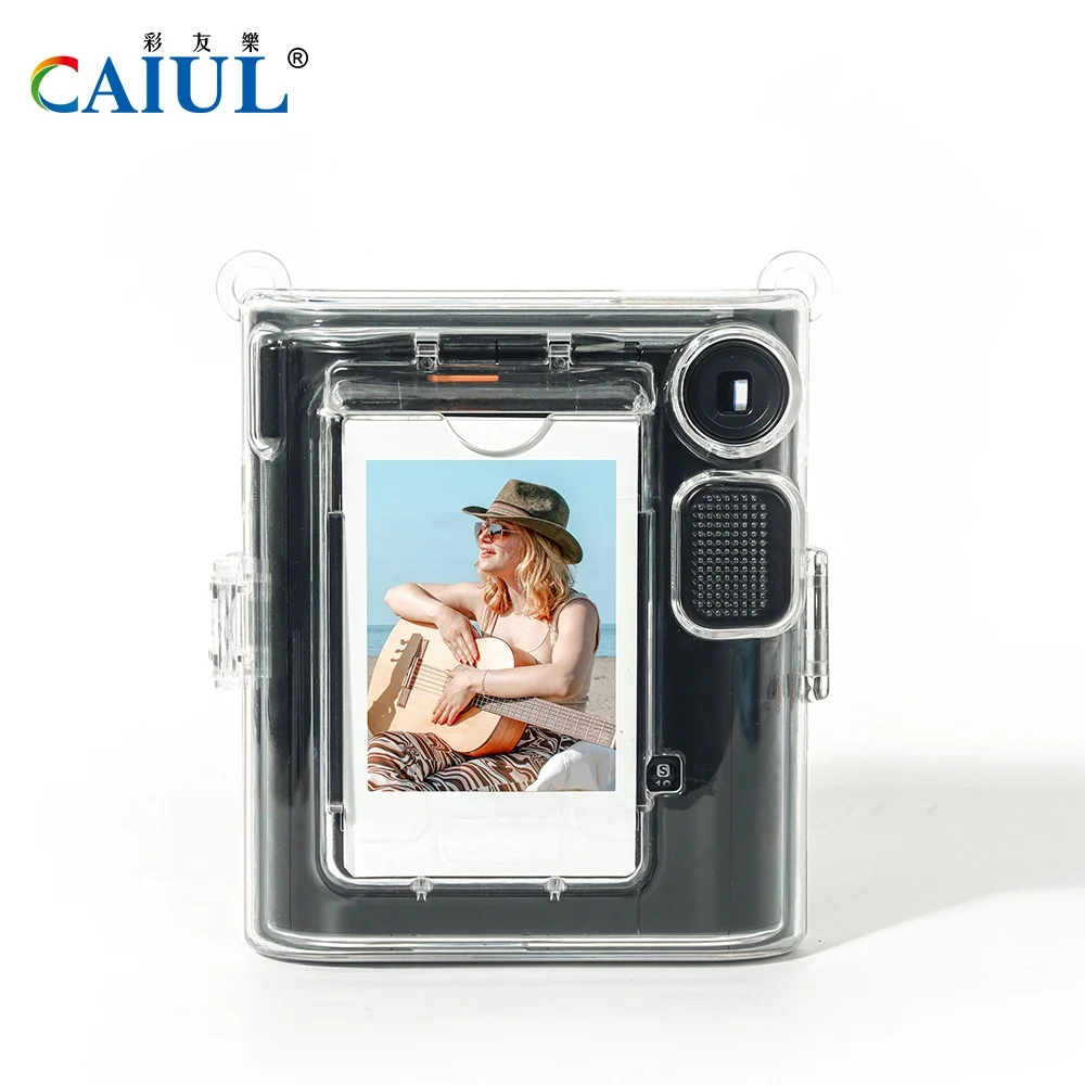 Étui De Protection Transparent Pour Instax Mini 41 - Beige - Anti-rayures Et Anti-chocs - Garde Votre Appareil Photo En Sécurité