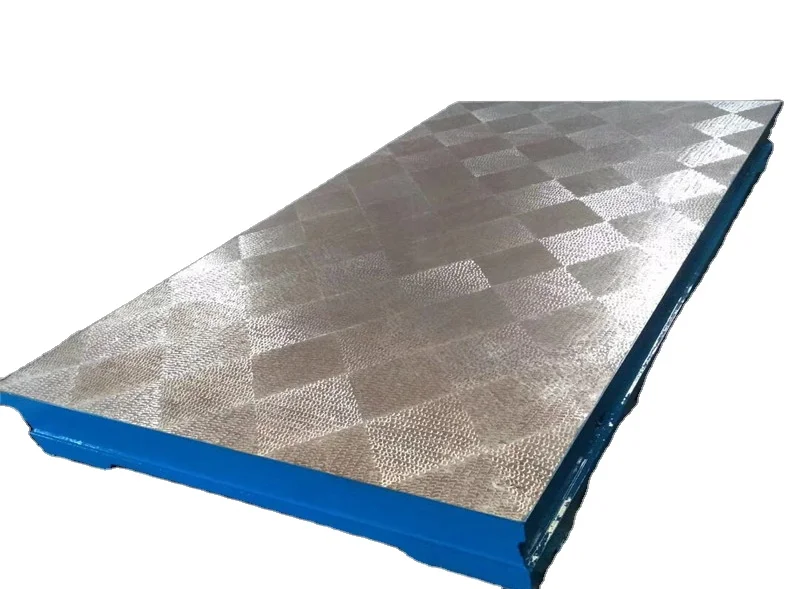 CNC Machine Tool Cast Iron Work Platform Inspection t Slots Worktable Surface Plate Platform