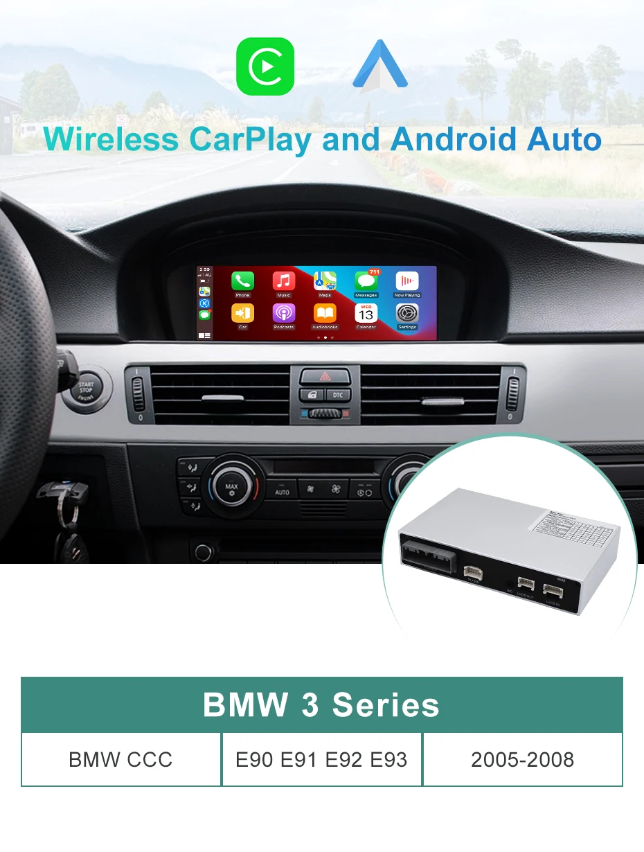 STWEI Wireless Carplay Module for BMW 3 Series E90-E93
