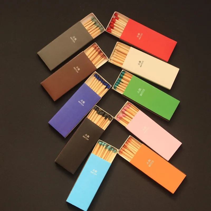 Wholesale Low Price Mutil Color Safe Material Long Match Stick With Box
