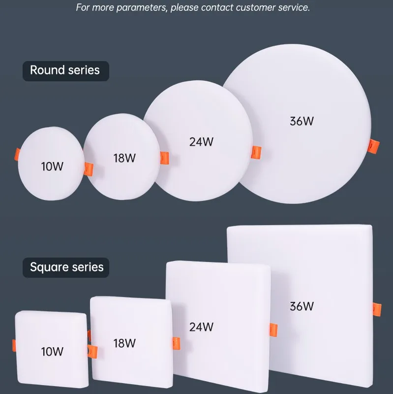 2022 New Design Surface Mounted Led Panel Light Adjustable Led Frame Panel Light Frameless Led Ceiling Panel Lights