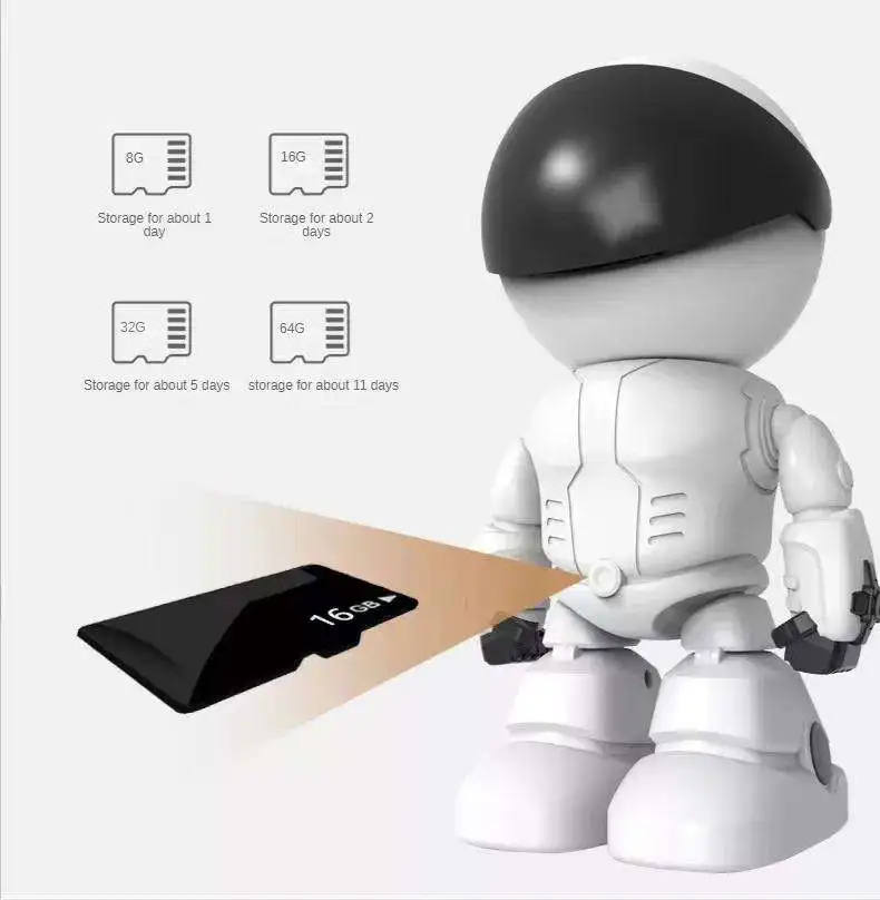 Audube Home Security Camera Smart Home 1080P Wireless Cctv Indoor Wifi Mini Ip Camera Robot Camera  AI Robot New Design