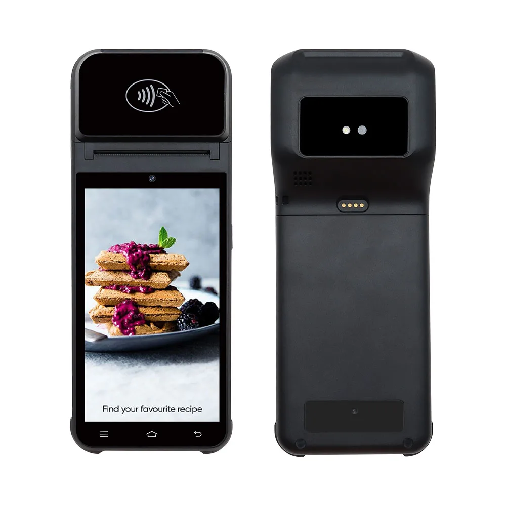 ともページ Z92 Android 12.0 POS Machine with NFC Card Reader & Thermal