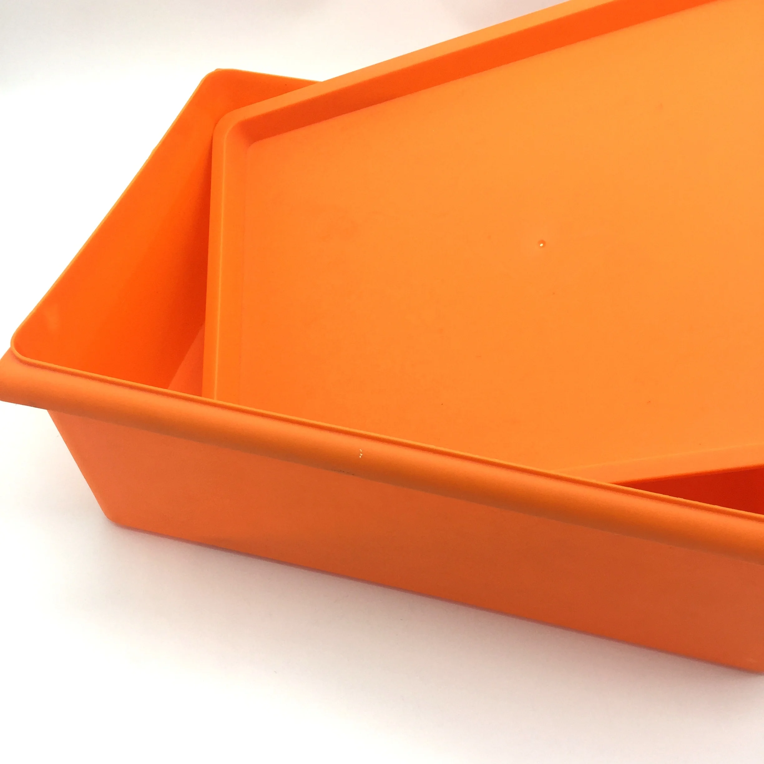 Collapsible Bin Large Home Cloth Keyway Handle Plastic Storage Box with Lid