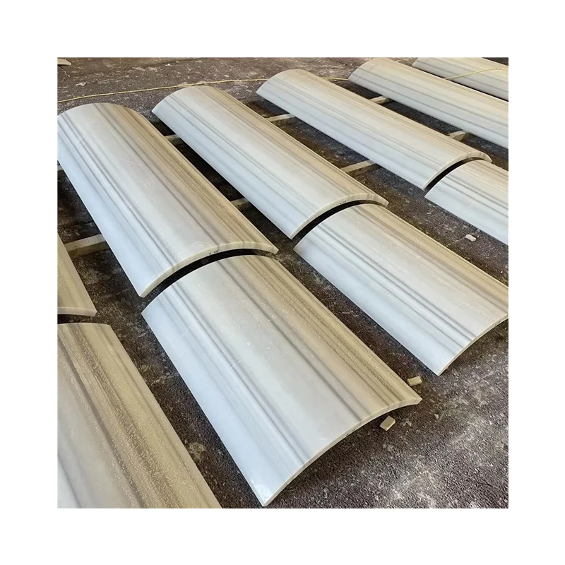 Colonna cava in marmo bianco di ottima qualità, su misura e a prezzo di fabbrica, pilastro decorativo per progetti alberghieri