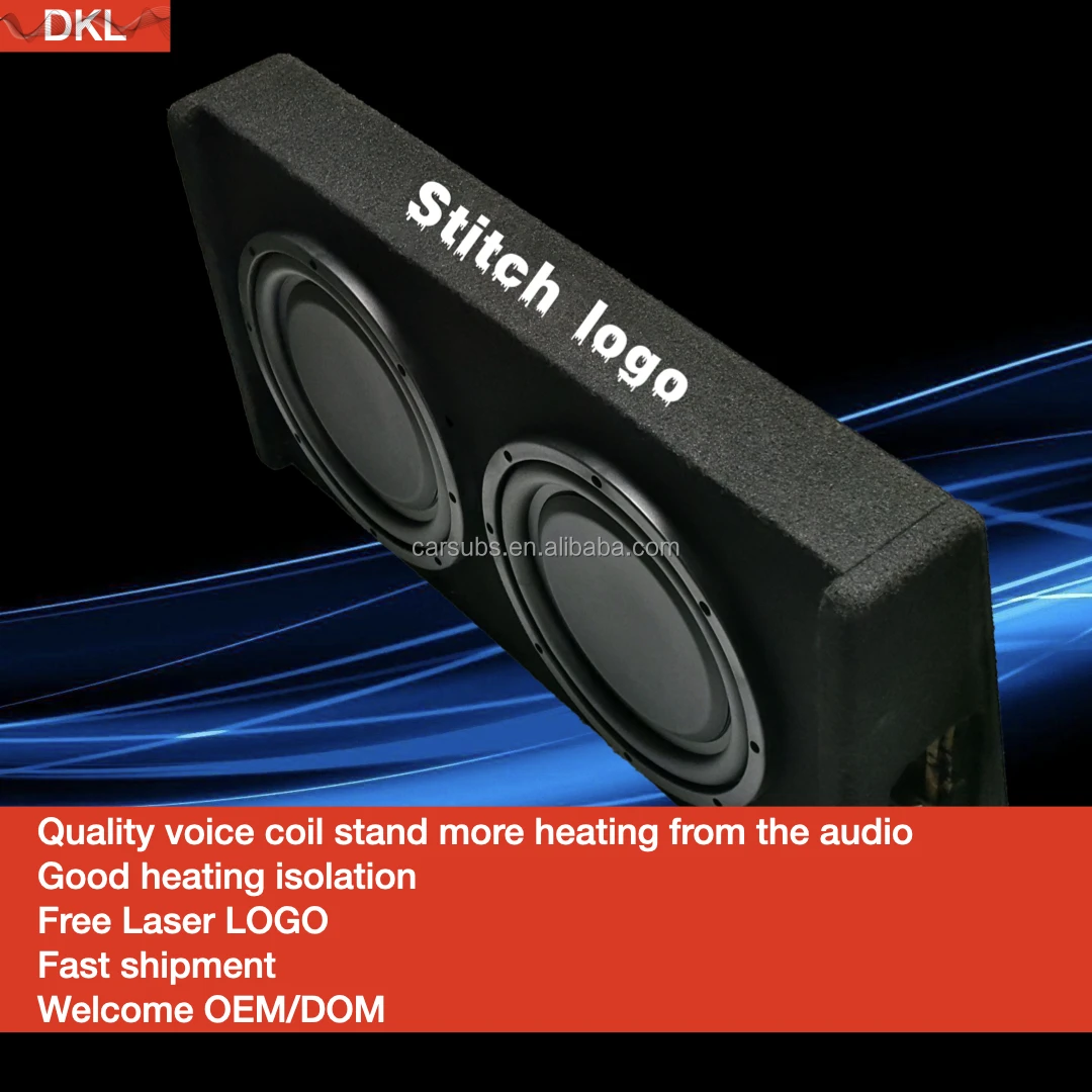 Car Trunk 10 Inch Dual Seal Subwoofer Box Enclosure Rms 220w Peak 2200w