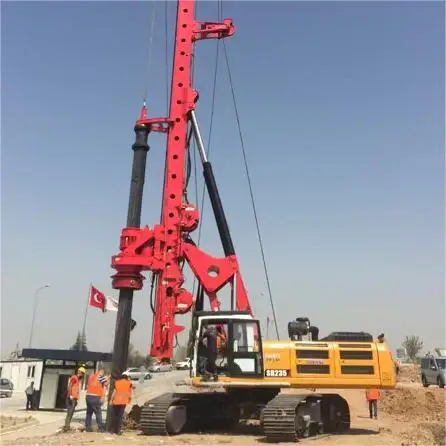 High Quality Used Rotary Drilling Rigs and Tracked Spiral Drilling Rigs in China Low Working Hours