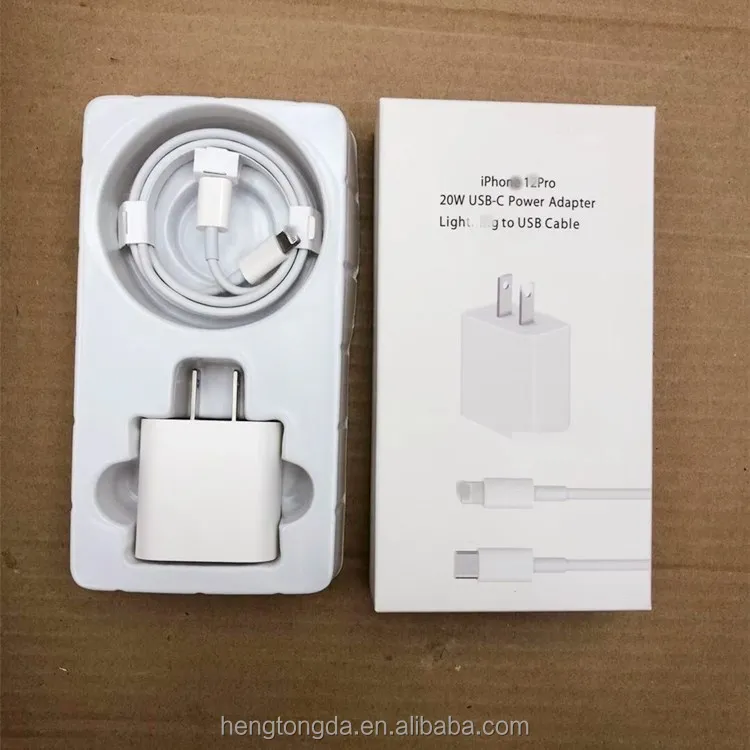 Cargador iPhone 11 Pro Max 20W Adaptador USB-C Lightning
