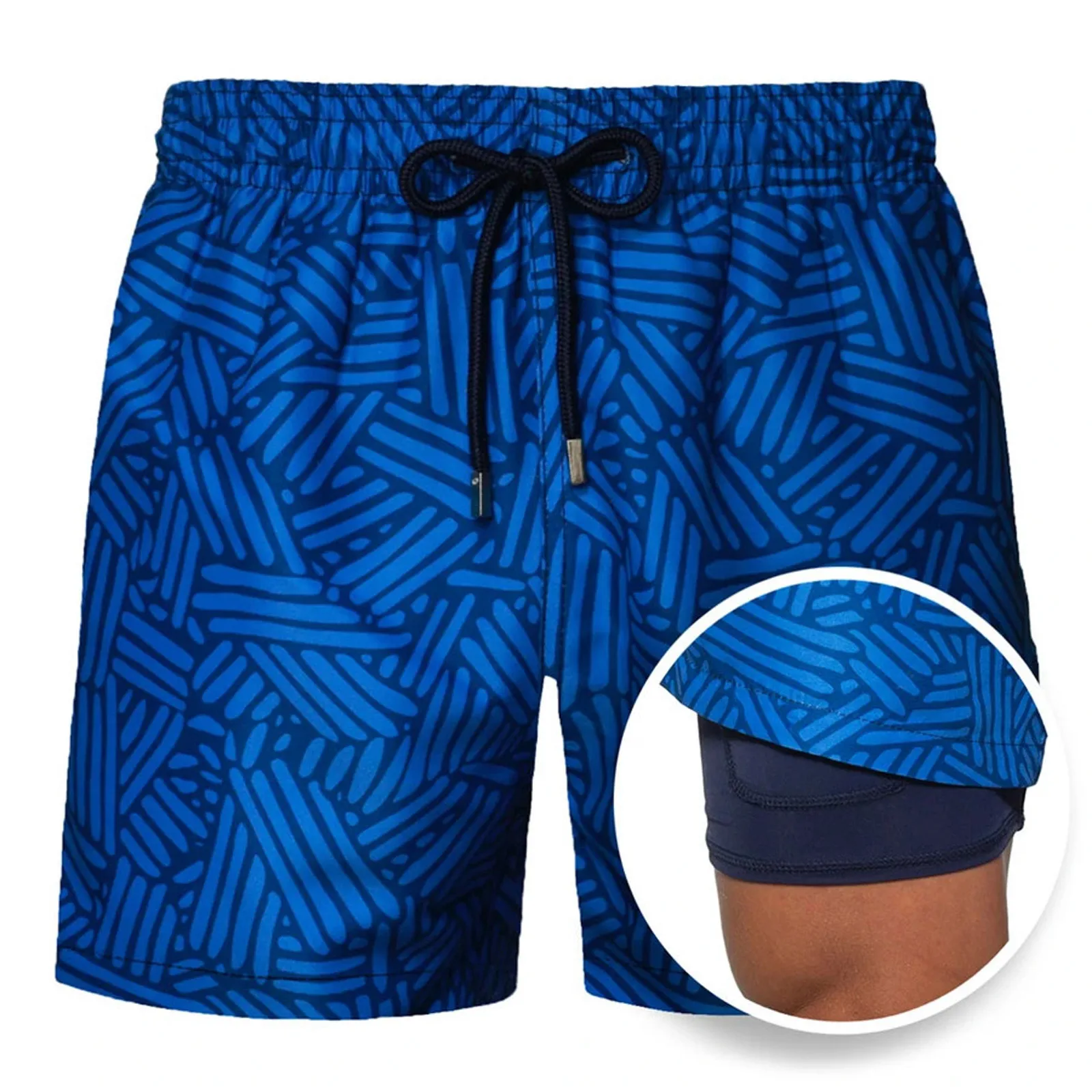 Custom Running Workout Sports Shorts High Quality Summer Swimwear Mesh Beach Large Size Men's Shorts222_voghion.com