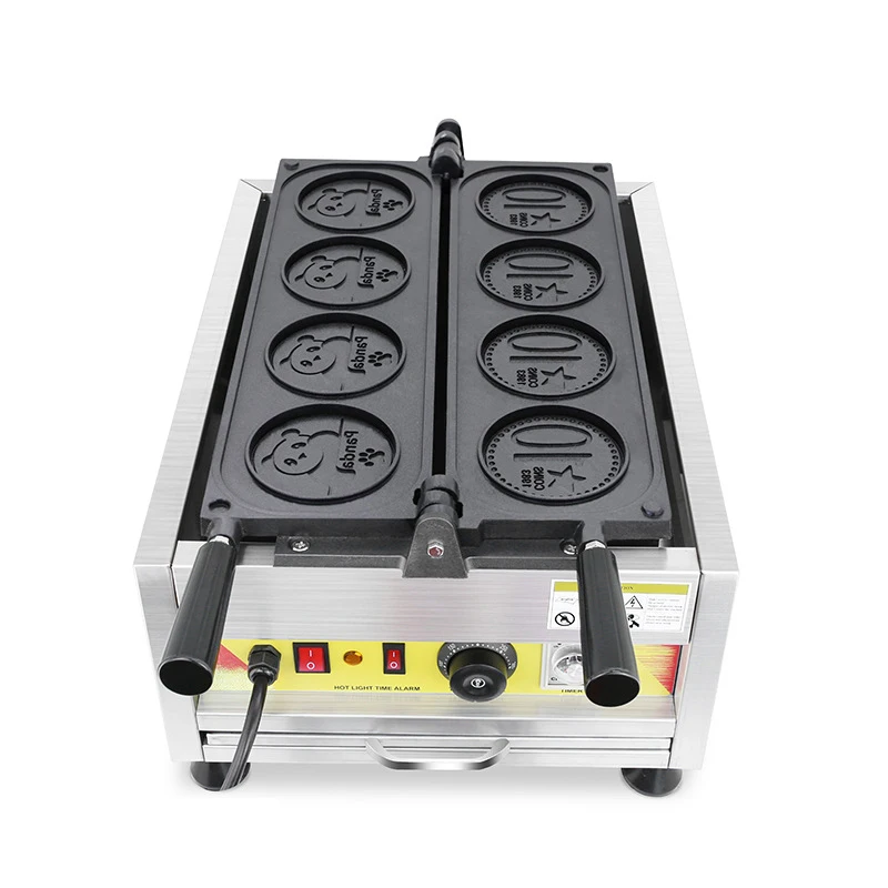 Fully Automatic Coin Waffle Maquina Automaticaes Para Hacer Barquillo De Cono Helado Oblea Machine