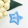 Colorful oil drop star clip 32cm-medium blue