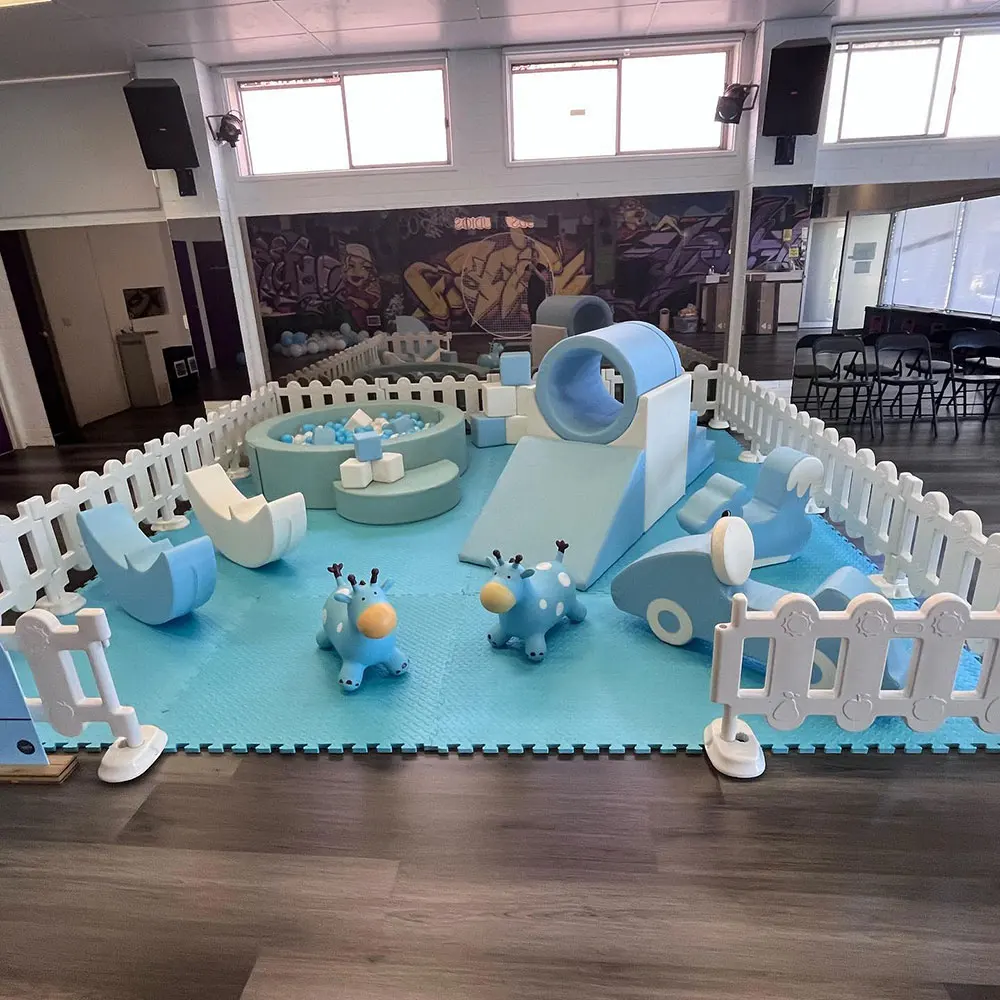 Premium Indoor Soft Play Equipment With Soft And Safe Floor Mats For