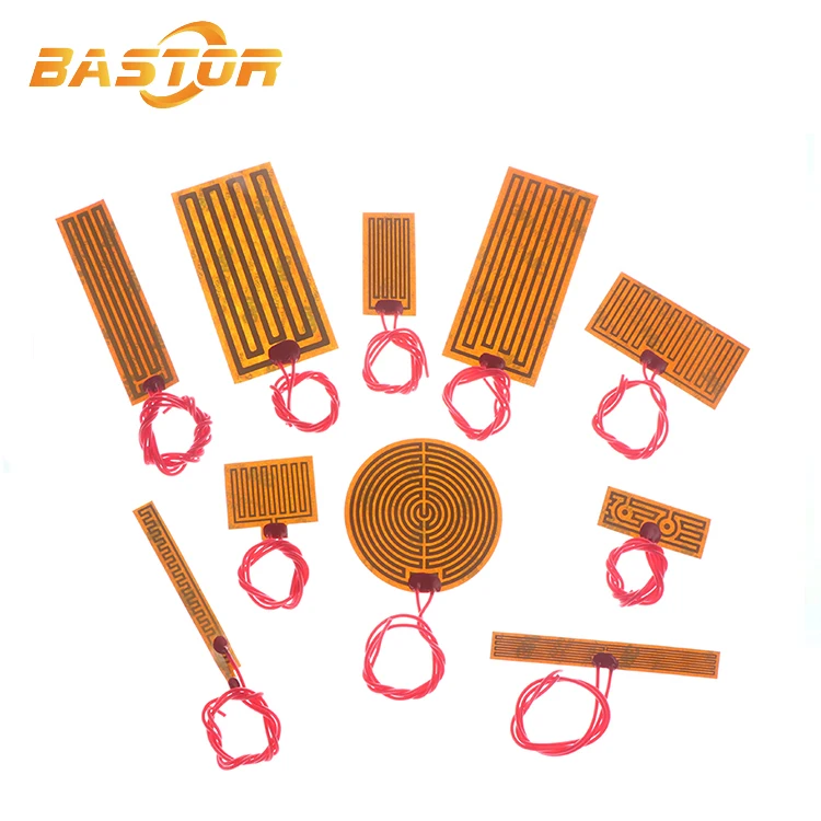 5v 12v 3d принтер Электрический гибкий kapton Полиимид нагревательный элемент