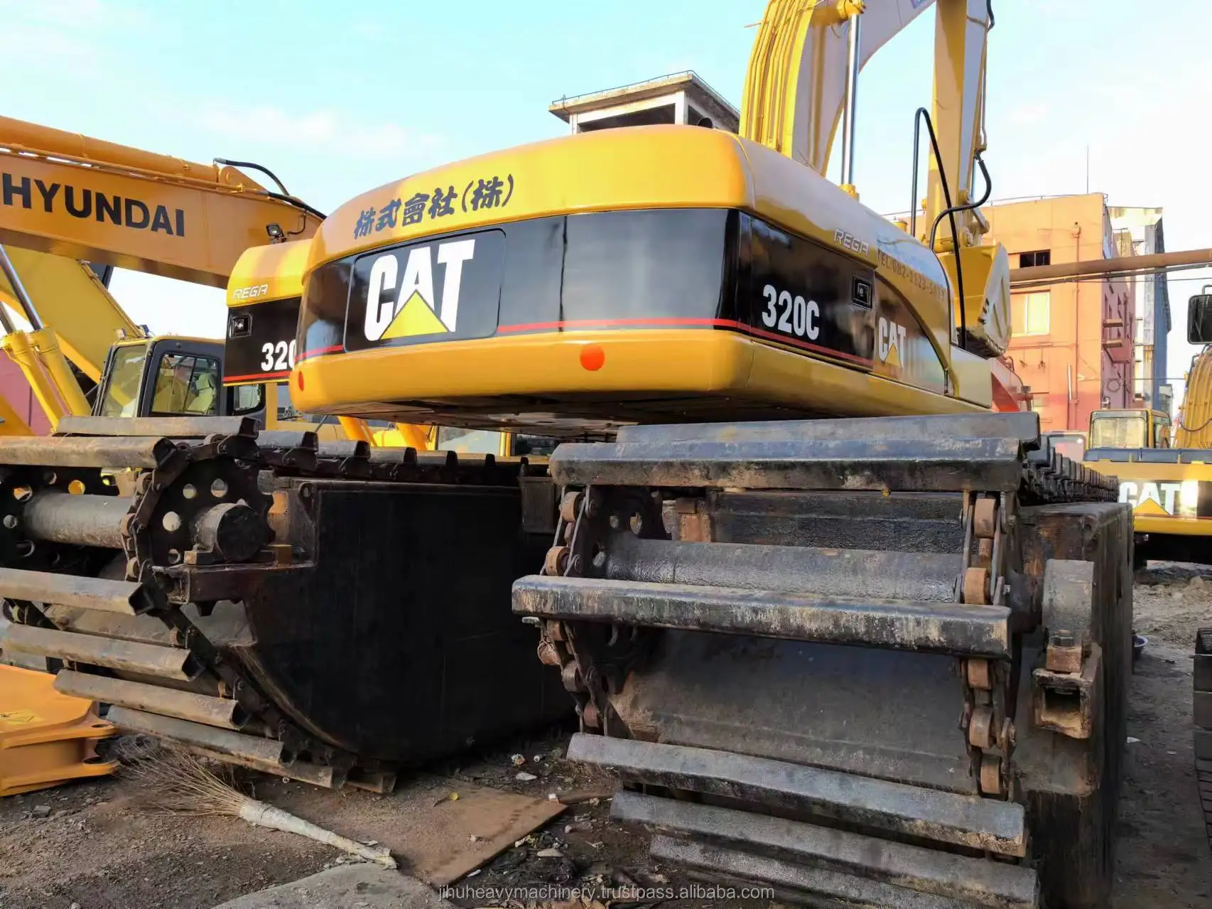 Floating Pontoon Undercarriage Dredge Used Hydraulic Amphibious Swamp ...