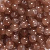 Perle imitation jade 6mm - marron
