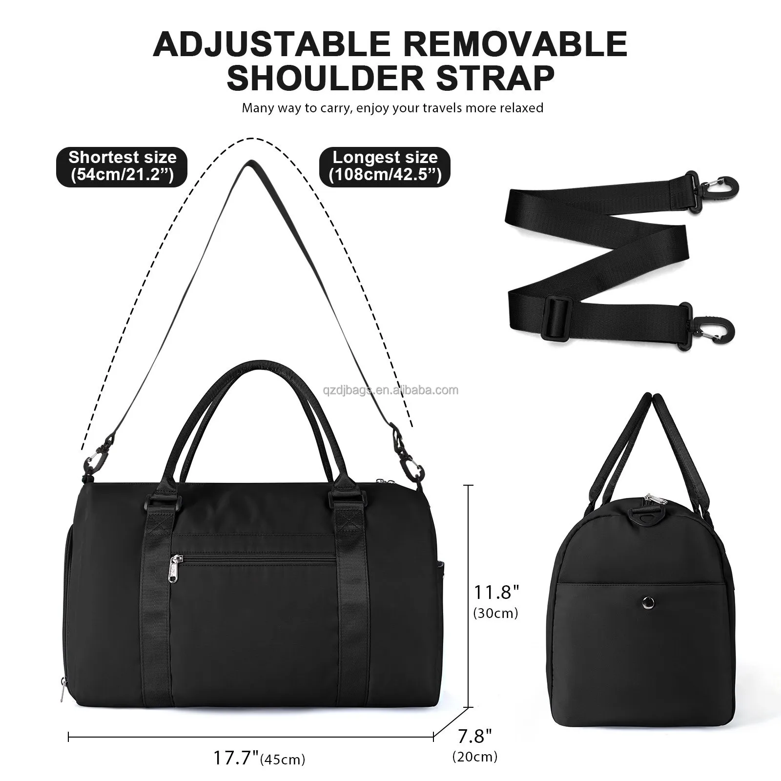 Waterproof Outdoor Fitness Training Sports Gym Travel Bags