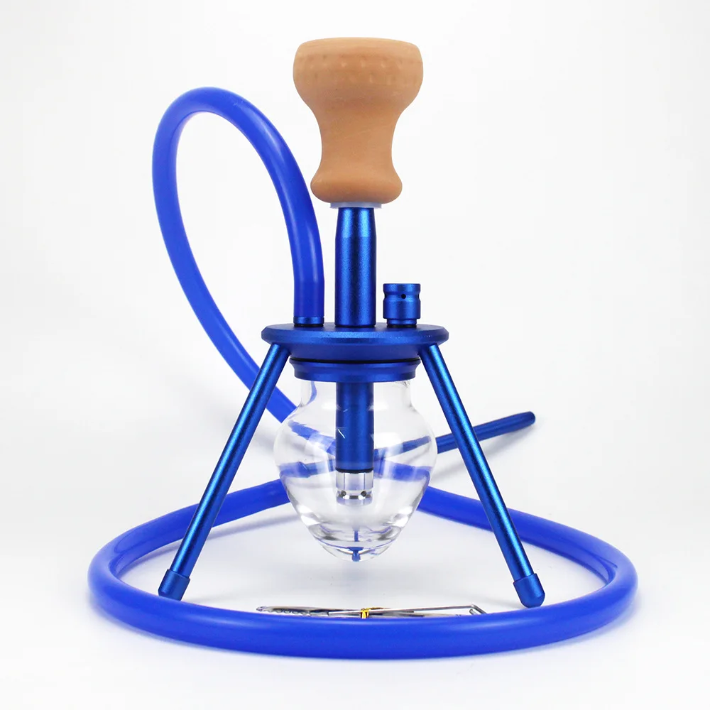 Hot Selling Custom Deep Blue Color Hookah Set Acrylic Tripod Glass Style Hookah Shisha Without Tray Buy Shisha Hookah Tripod Glass Style Shisha Acrylic Tripod Glass Hookah Product On Alibaba Com