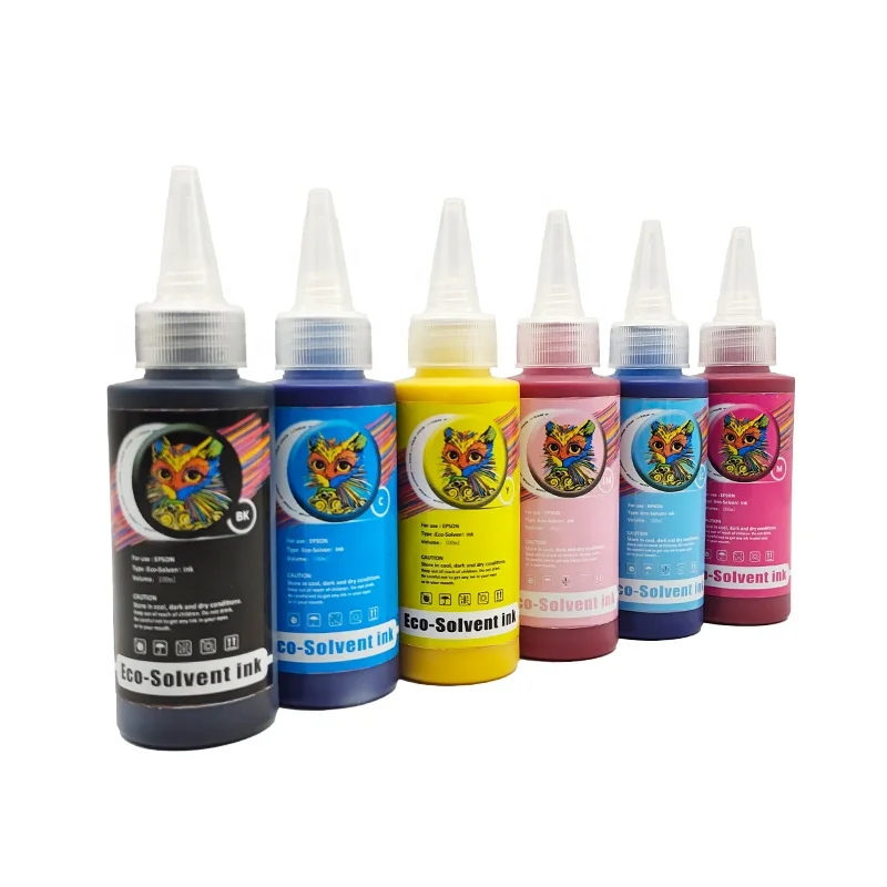 Premium Eco Solvent Water Based Ink for Epson Desktop Printer L1300 L1800 L310 L360 WF7710 WF7720